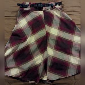 Dress Barn A-line Skirt with belt